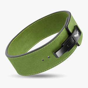 Ceinture d'haltérophilie en cuir pour le soutien du dos des squats de gymnastique Ceinture à boucle à levier pour l'entraînement physique Ceintures d'haltérophilie avec logo personnalisé - Product Image 5