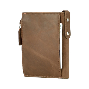 Fancy Traveler Use Design Mens Genuine Leather <b>Wallet</b> With Multiple Zip Pockets Buy at Best Offer Prices - Product Image 1