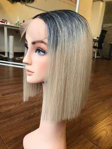 Tendencia caliente para extensiones de cabello de trama recta blanca Ombre, pelucas de cabello humano de alta calidad de longitud personalizada directamente de Vietnam Fac - Product Image 4