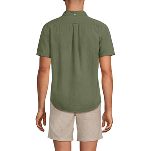 เสื้อเชิ้ตลำลองผู้ชายแขนสั้นสวมใส่สบายเนื้อผ้าเครปพรีเมี่ยม - Product Image 3