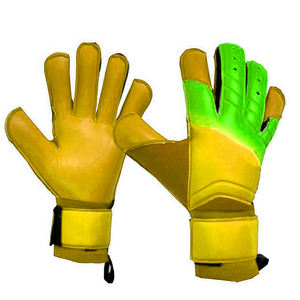 Gants de gardien de but de football OEM/ODM bleu et violet avec support pour les doigts, antidérapants, paume en latex de 4 mm - Product Image 4