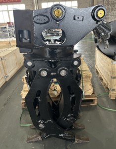 مخلب هيدروليكي خماسي الأصابع SJ08 للحفارات، مخلب للخردة والصخور - Product Image 3