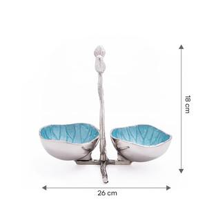 Support à chocolat enduit d'émail argenté avec support à chocolat à surface lourde pour servir du chocolat et dessert article de cuisine de table - Product Image 4