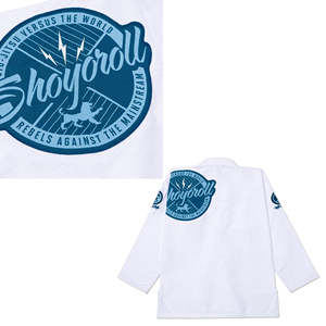 RTS New Model <b>Professional</b> OEM Shoyorol RVCA white BJJ Gi Brazilian Kimono Jiujitsu Uniform Jiu-Jitsu Gi Break Competitor - Product Image 4