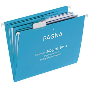 PAGNA Blue 240g/m DIN <b>A4</b> Personnel <b>Folder</b> with Organizational Imprint Desktop & Drawer Organizer - Product Image 2