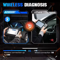 Outil de diagnostic de niveau intermédiaire TOPDON Artidiag 800 BT, outil de diagnostic automobile, contrôle bidirectionnel