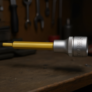 Hazet 1/2'' <b>Long</b> Square <b>Screwdriver</b> Socket Hexagonal Design - Product Image 2