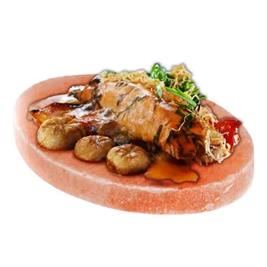 Plaques de cuisson de forme ronde de sel de l'Himalaya 4-5 kg Plaques de cuisson de forme ronde de sel rose de l'Himalaya naturel en gros - Product Image 1