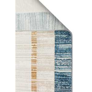 Tapis moderne multicolore Netline PR018 Perre, 60% viscose, 40% acrylique, pour chambre à coucher, bureau et chambre d'enfant, tapis Home Depot - Product Image 5