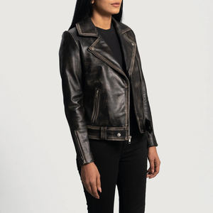 Veste en cuir moderne pour femmes avec logo personnalisé de qualité supérieure, parfaite pour les détaillants et les acheteurs mondiaux - Product Image 2