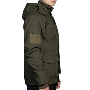 Autumn Winter Men's Waterproof Hooded Windbreaker <b>Jacket</b> Comfortable Breathable Zipper Closure Warm Smock Fashion Outdoors 100% - Product Image 3