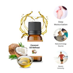 Aceite de Coco Puro Refinado de Primera Calidad, Certificado GMP, Proveedor a Granel de la India, Aceite Portador para Cabello, Ingredientes Cosméticos para el Cuidado de la Piel Prensado en Frío - Product Image 2