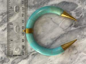 Collar con Colgante de Hueso de Búfalo Natural Pulido a Mano, Estilo Amor, 100% Natural, Color Personalizado, de la India - Product Image 3