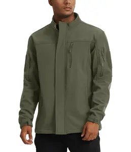 Chaquetas para Hombre Talla Grande, Chaqueta Cortavientos Softshell para Senderismo, Chaqueta para Hombre con Forro Polar Cálido e Impermeable - Product Image 5