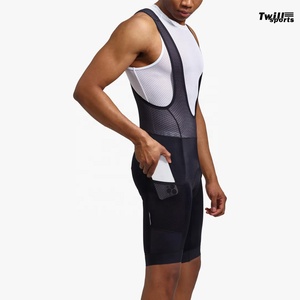 Personalizable Pro Cycling Bib Shorts Sin costuras Transpirable Secado rápido Ecológico Ropa de bicicleta - Product Image 5