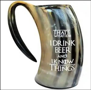 Artesanías indias superventas cuerno de búfalo doméstico copa de chupito para beber copa de cuerno vikingo taza de cuerno taza de cerveza medieval al mejor precio - Product Image 2