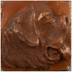 4 \ "เซนต์เบอร์นาร์ดผนังเน้นสีทองแดง - Product Image 1