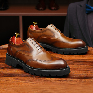 Zapatos Formales de Piel de Becerro de Lujo con Artesanía Hecha a Mano y Suaves para Bodas y Cenas de Gala para Hombres - Product Image 2