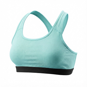 Sujetador Deportivo Ecológico de Ajuste Personalizado para Mujer, Transpirable, de Malla, con Patrón Sólido, Ropa Deportiva Personalizada para Fitness, Yoga y Actividades - Product Image 1