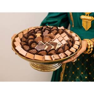 อุปกรณ์บนโต๊ะทำจากกระจกเคลือบเงาชามเสิร์ฟช็อคโกแลตงานแฮนด์เมดดีไซน์สุดมหัศจรรย์ของตกแต่งบ้านใหม่ชามช็อคโกแลต - Product Image 2