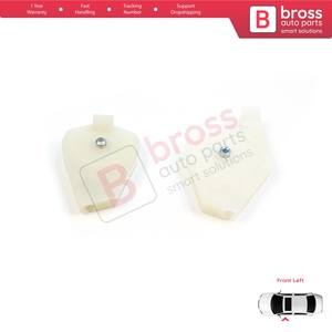 BWR5392+BWR1062 Juego de clips y pasadores para reparación de la polea del cable del regulador de ventana delantera izquierda para Doblo MK1 MPV Van 119 223 2001- - Product Image 6