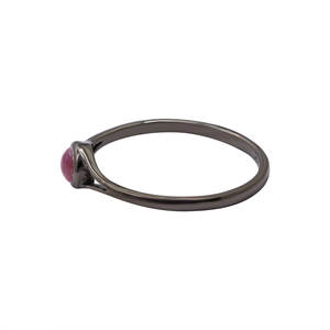 Vente en gros de bagues de mariage pour femmes en argent sterling massif 925 faites à la main, forme naturelle, pierres précieuses rubis, certification IGI, fêtes de la lunette - Product Image 2