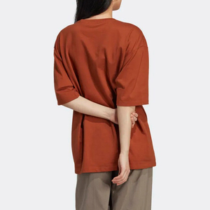 T-shirt décontracté 100 % coton de haute qualité, coupe régulière, col rond, bicolore, respirant, avec broderies et appliqués personnalisables, idéal pour l'été et le streetwear. - Product Image 3