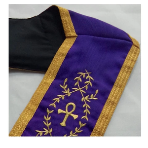 Collar de Oficial de la Orden de las Mujeres de la Masonería, Regalo de Artesanía en Resina de Alta Calidad - Product Image 4