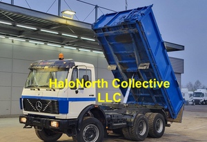 รถบรรทุกเมอร์เซเดส SK 2225B ปี 1989 แบบเทท้าย 6x4 เกียร์ธรรมดา เครื่องยนต์ดีเซล พวงมาลัยซ้าย ยูโร 1 มือสอง รถบรรทุกขนาดเล็ก - Product Image 5