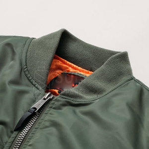 Blouson Bomber Unisexe Décontracté à Capuche Zippé, Vêtement d'extérieur Hiver, Service OEM, Logo Frontal, Écologique, Coupe-Vent - Product Image 5