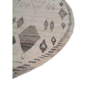 Alfombra de Lana Anudada a Mano de Gran Tamaño AKWL-1374, Diseño Geométrico 3D Color Marfil, para Sala de Estar, Pasillo, Diseño Rectangular Tipo Rompecabezas - Product Image 4