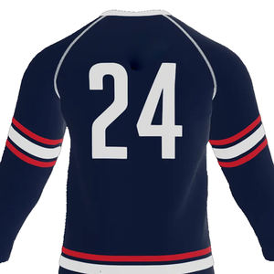 Uniformes de crosse sublimés par coutume en 100% tissus de maille de polyester/shorts sublimés de lacrosse en maille de polyester - Product Image 5