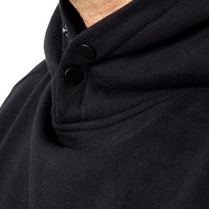 Sweat à capuche unisexe en polaire résistant à l'eau avec revêtement DWR, respirant, robuste, pour le travail, compatible avec les casques de sécurité - Product Image 4
