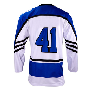 Vente flash Vêtements de sport Maillot de hockey Logo brodé personnalisé Maillot d'entraînement d'équipe de hockey Sublimation Maillot de hockey sur glace - Product Image 2