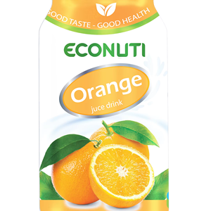 La mejor bebida de jugo de naranja de 330mL, bebida de frutas tropicales con sabor a coco de Vietnam, botellas OEM, servicio de proveedor de procesamiento Natural - Product Image 2