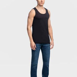 Camisetas sin mangas de alta calidad para hombre para ejercicio de entrenamiento Precio al por mayor Costo barato - Product Image 5