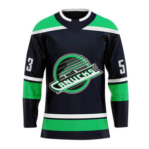 Calidad Premium Precio al por mayor Nombre del equipo personalizado Jersey de hockey sobre hielo Uniforme y camiseta de hockey - Product Image 6