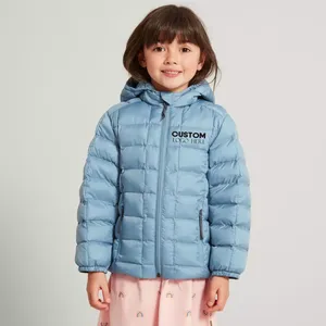 Blouson de pluie personnalisé pour enfants, Bomber pour filles, manteau imperméable, coupe-vent - Product Image 3
