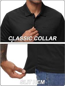 เสื้อโปโลแขนสั้นสำหรับผู้ชายเสื้อโปโลผ้าฝ้าย100% สั่งทำโลโก้ได้ทุกวันสำหรับบ้านสำนักงาน - Product Image 5