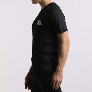 Camiseta de Manga Corta Raglán de Dos Colores Lisa Personalizada para Hombre, Camiseta de Béisbol de Manga Corta de Algodón al por Mayor - Product Image 3