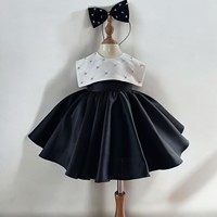 2 Robe de princesse Col marine coréen Grande taille Court Printemps Automne Vêtements pour enfants pour filles Festival OEM ODM Made in Vietnam