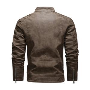 Chaqueta cortavientos personalizada al por mayor para hombre, estilo holgado, abrigo informal de talla grande con cremallera, piel de vaca para uso al aire libre para niños, Primavera - Product Image 4