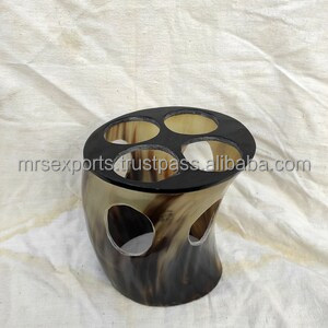 100% xuất khẩu chất lượng Trâu/bò sừng hoàn thành <span class=keywords><strong>4</strong></span> Mảnh Viking uống bia sừng thiết lập với sừng đứng mã não bởi M R S xuất khẩu - Product Image 6