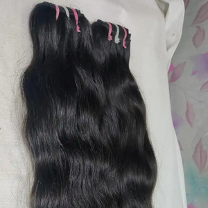 Mejor Pre-Bonded Smooth Indian Temple Virgin Remy Extensiones de cabello Mujeres Top Cabello humano Máquina de ondas naturales Cabello de trama Doble - Product Image 1