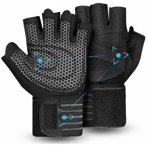 Gants d'entraînement légers unisexes avec une excellente adhérence et fermeture magnétique Gants de gymnastique pour l'haltérophilie et le cyclisme - Product Image 3