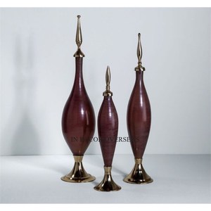 เครื่องประดับตกแต่งโต๊ะแต่งงานหลากสีทำจากอะลูมิเนียมหลากสีดีไซน์เนอร์ดอกไม้แสนสวย - Product Image 5