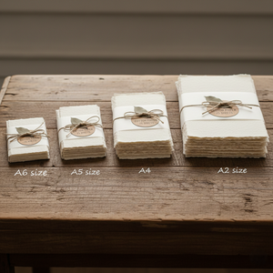 Papier vintage en coton égyptien A3 en gros, 150 g/m², bord festonné, feuilles texturées, pour le dessin, l'esquisse, OEM FBA - Product Image 4