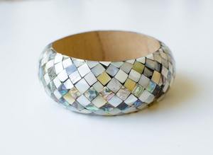 Bracelet jonc en résine fait main Bijoux uniques en résine Bracelet en résine personnalisé Bracelet en résine Design artistique Fabriqué en Inde - Product Image 5