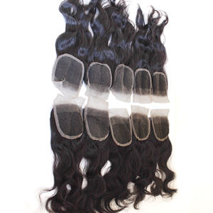 High Quality 100% Human <b>Hair</b> Soft Hand-Tied HD Lace Closure Transparent Thin Skin <b>Braids</b> Swiss 4x4 6x6 Hand-tied Closures - Product Image 3