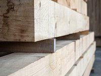 Vigas Triples de Madera de Álamo y Caoba para Estructuras de Madera y Proyectos Personalizados - Construcción de Alta Resistencia con Garantía de por Vida